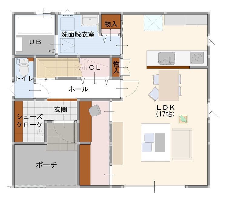 キッズデザイン賞受賞 3ldk 書斎 サンルームの新築一戸建て リラクス新築戸建 徳島 香川県高松で家を探すなら 住宅と分譲建売はコチラ